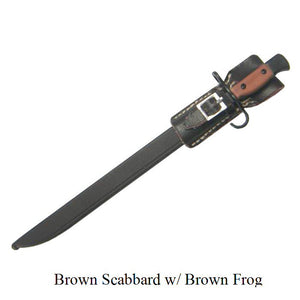 Bayonet  brown scabbard