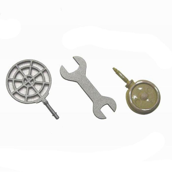 German - MG Repair Box Tools (scope, wrench . oil can)