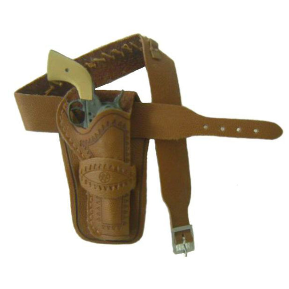 Western - Tooled Holster 2 (russet leather)