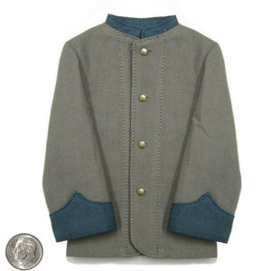 Sack Coat - CSA (grey w/blue collar & cuffs)