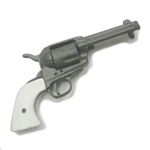 Colt .45 Peacemaker (gunmetal w/white handle)