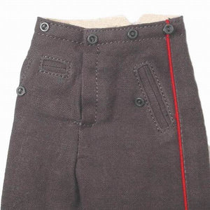 WWI - German Trousers (stone grey w/ red stripe)