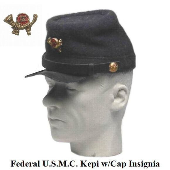 Civil War - Kepi - (USMC w/cap badge)