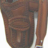 Western - Tooled Holster 1 (russet leather)